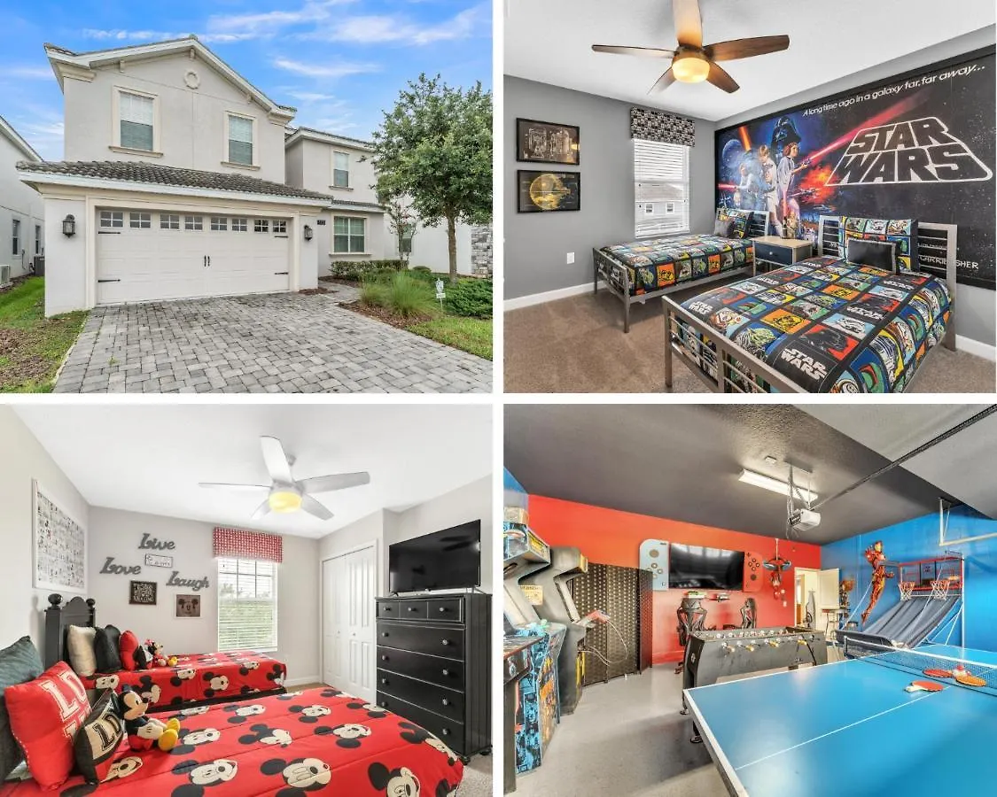6 Bedroom Star Wars & Mickey Home In Championsgate Home Four Corners
